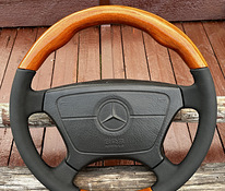 MB Mercedes Benz руль деревянный W124 W140