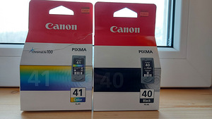 Набор оригинальных чернил Canon Pixma 40 и 41