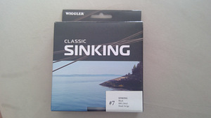 Lendõnge nöör Wiggler classic sinking black 26m WF7FS