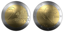 2 евро хорватия