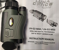 LUNA OPTICS LN-G2-M44 ЦИФРОВОЙ прибор ночного видения