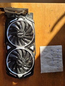 MSI GTX 1060 Armor 6GB (1 foto / 3)