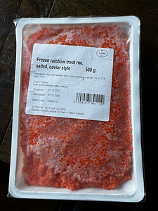 Külmutatud forelli kaaviar