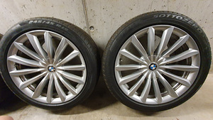 ОРИГИНАЛЬНЫЕ ДИСКИ BMW STYLE 620 + Pirelli Sottozero 3 (2 фото из 4)
