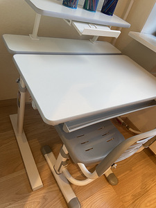 Kasvav mööbel, koolilaud ja tool (2 foto / 2)