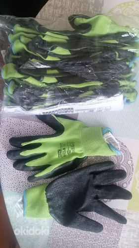 Рабочие перчатки упаковка - 24 штуки 12 пар размер - 10 (фото #1)