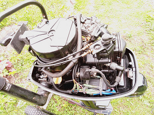 Mercury 6 hobujõuline päramootor, L jalg. (2 foto / 8)