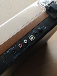 ION Max LP Vinüülplaadimängija / Vinyl turntable (3 foto / 5)