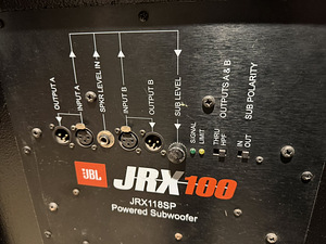 JBL JRX118SP Сабвуфер (3 фото из 3)
