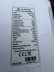Autoelamu konditsioneer ALPICAIR AMO25‑RPH (3 foto / 4)