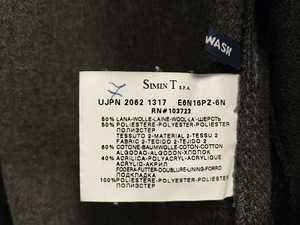 ARMANI JEANS Vintage Wool Jacket Blazer Pintsak (3 foto / 7)