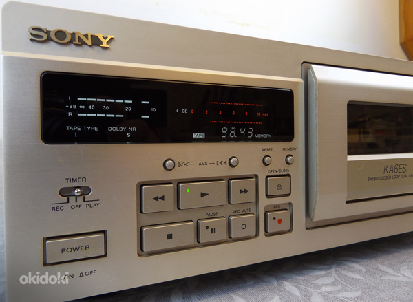 Tippklassi kolmepealine kassettdekk Sony TC-K6ES (foto #6)