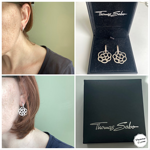 Thomas Sabo hõbedast kõrvarõngad tsirkoonidega (2 foto / 3)