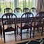 Великолепный раздвижной обеденный стол и 10 стульев (фото #2)