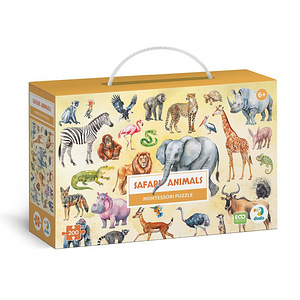 Montessori-pusle lastele 6+ "Safari loomad" (1 foto / 4)
