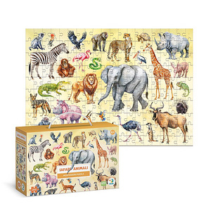 Montessori-pusle lastele 6+ "Safari loomad" (2 foto / 4)