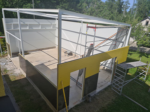 Garaaž Sanvich-Paneelidest/ Sandwich panel garaaž (4 foto / 6)