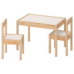 Детский стол + 2 детских стула, б/у (3 фото из 3)