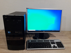 Arvutikomplekt HP Elite 7100 - i3/SSD/22" (1 foto / 7)