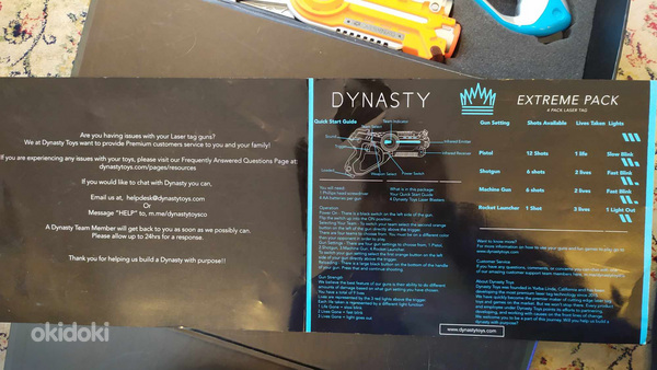 Dynasty Toys LaserTag Extreme Pack (4 оружия) (фото #4)