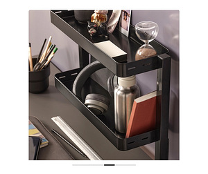 Ikea VATTENKAR Desktop shelf, black, 49x15 cm (2 foto / 4)