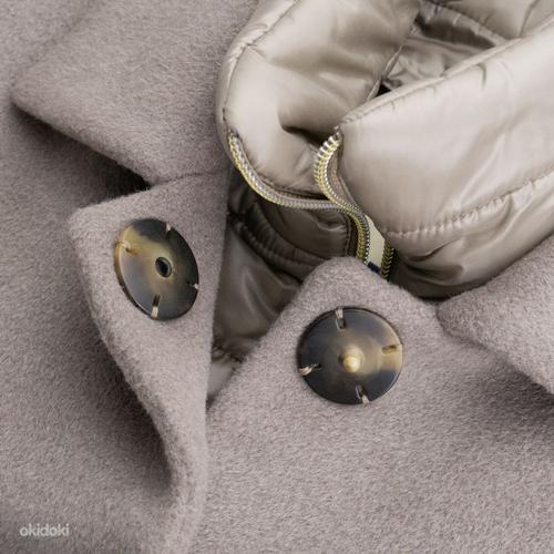 Шерстяное пальто со съемной манишкой HERNO Italy (42) Оригин (фото #1)