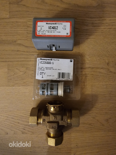 3T ventiili komplekt 28mm torule ( uus ventiil ja ajam )