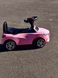 Lükatav lasteauto J2, roosa (1 foto / 3)
