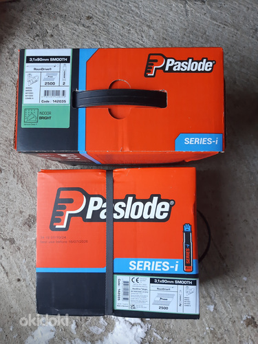 Paslode naelad; 2,8x63 mm; 34°, 3,1×90 mm.34°