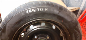 Velg rehviga Peugeot - Michelin 155/70/R13 (1 foto / 2)