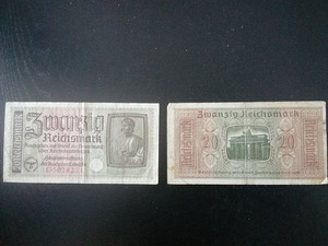 Reichmark paberraha, 1939-1945 (5 foto / 6)
