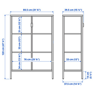 Vitriinkapp, antratsiit IKEA (2 foto / 8)