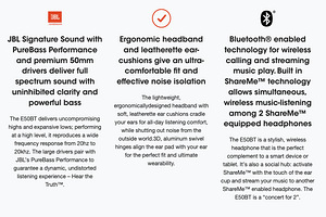 Kõrvaklapid JBL Synchros E50BT - sinine/must (bt + juhtmega) (5 foto / 6)