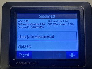 Garmin Nüvi 550 + kaablid (2 foto / 4)