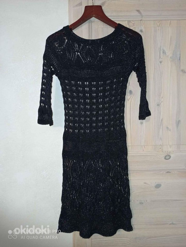 Платья 36-38 - вязаное платье орсе и черное (фото #2)