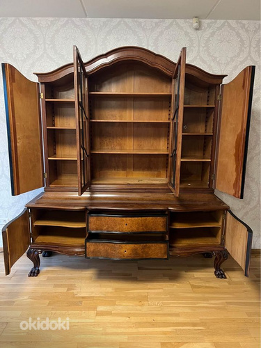 Старинный книжный шкаф в стиле «Чиппендейл» (фото #4)