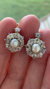 3,5 ct teemantkõrvarõngad 750 kuld (1 foto / 3)