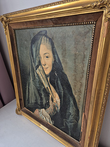 Maal "The Lady with the veil" 1718 1783 (2 foto / 4)