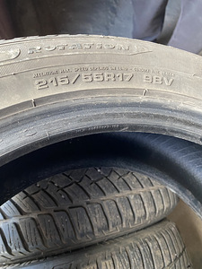 Kasutatud rehvid Fulda M+S 215/55 R17 4 tk. (2 foto / 4)