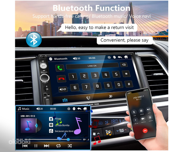 Apple Carplay Android Auto мультимедиа проигрыватель (фото #5)