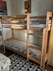 Kahekorruseline lastevoodi+madratsid / Bunk children's (1 foto / 6)
