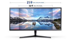 Монитор Samsung 34" 21:9 Wide Screen (4 фото из 4)