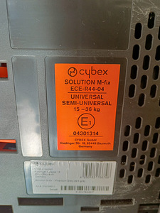 Turvatool Cybex Solution M-Fix . Vanusele 3-12a. 15-36kg. (4 foto / 4)