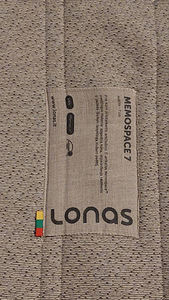 Mäluvahust kattemadrats Lonas Memospace 7, 180x200x7cm (3 foto / 3)