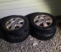 Škoda talvine naastud veljed koos rehvidega 195/65r15 95t xl