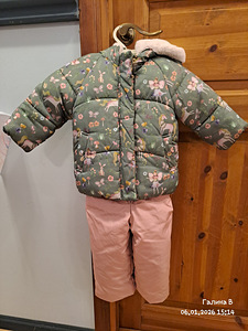 Talvejope ja pükste komplekt suurus 80 (1 foto / 2)