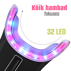 LED-hammaste valgendamine kodus (4 foto / 10)