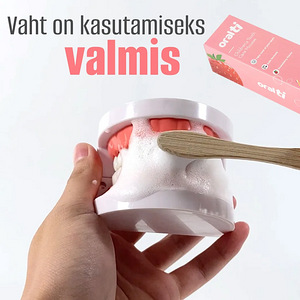 Laste maasikamaitseline vahutav hambapasta Oralti, 50 ml (3 foto / 10)
