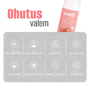 Laste maasikamaitseline vahutav hambapasta Oralti, 50 ml (6 foto / 10)
