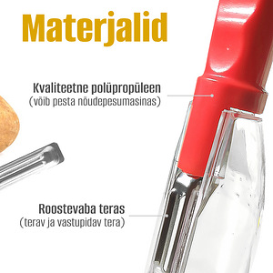 Käsitsi köögiviljakoorija konteineriga (6 foto / 8)